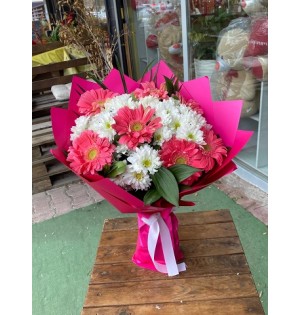 Papatya ve Gerbera Buketi